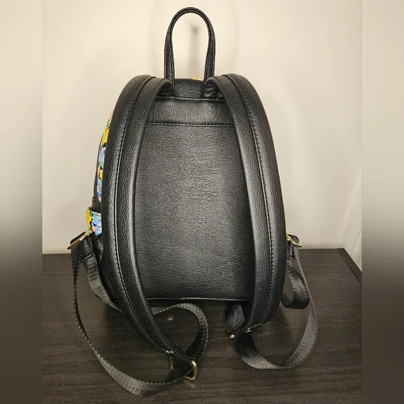 Loungefly 🎉HOST PICK🎉  Disney Stitch & Scrump Floral Watercolor Mini Backpack - Picture 6 of 9